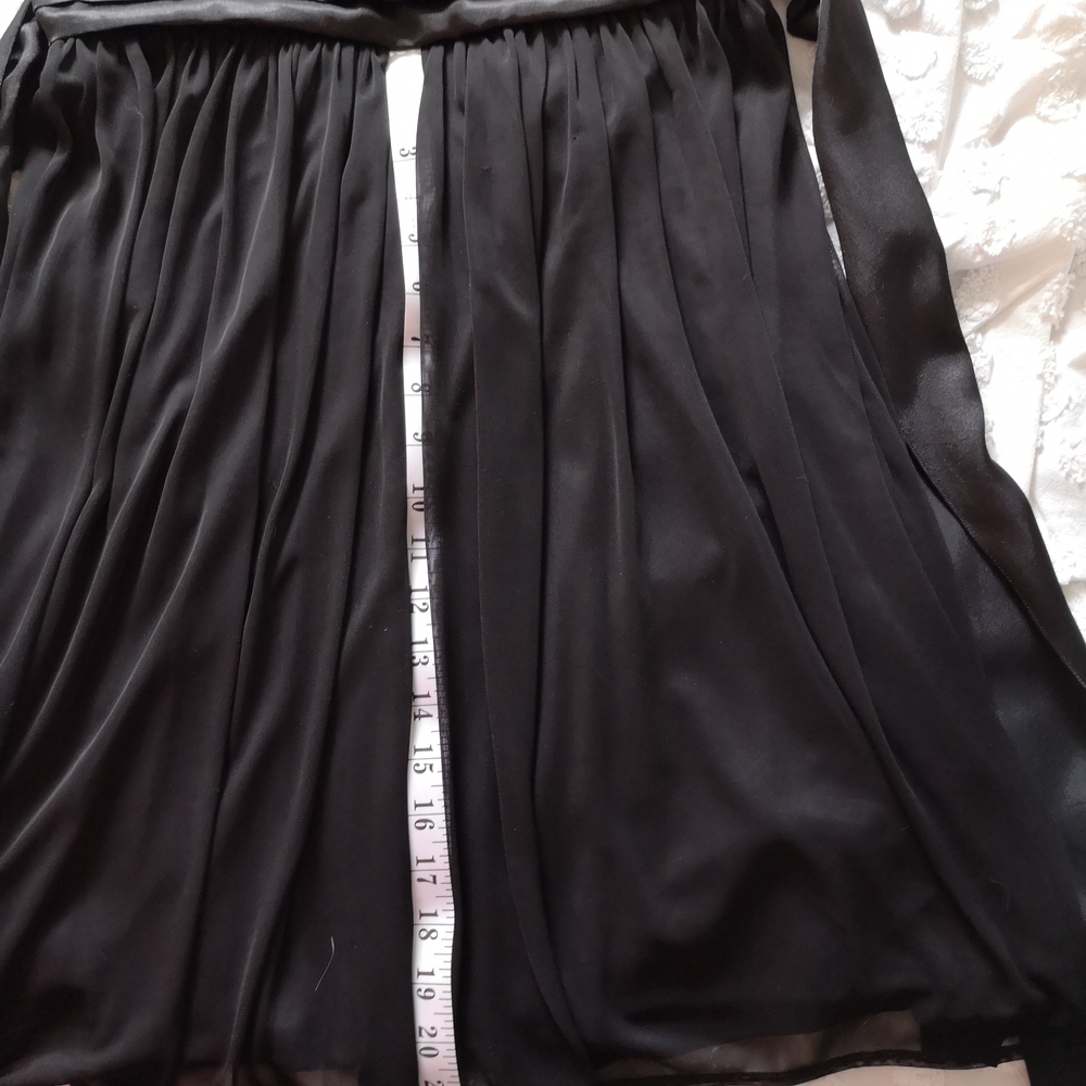 My Michelle Fairy Goth Black One-Shoulder Dress Knee Length Size L - Picture 7 of 10